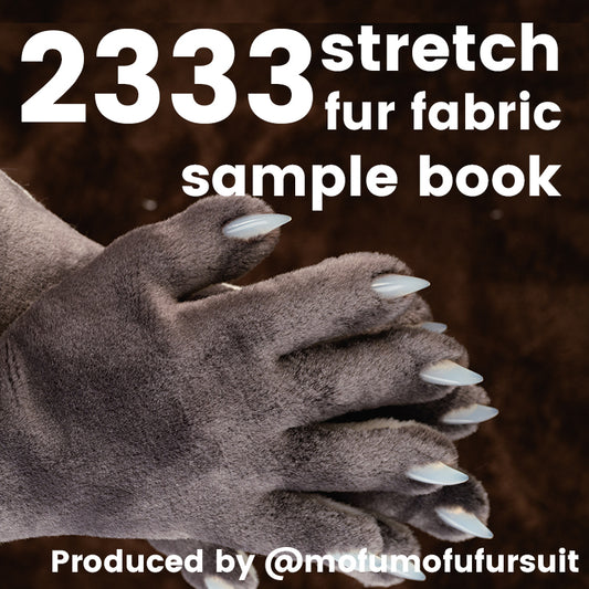 2333 stretch fur fabric card